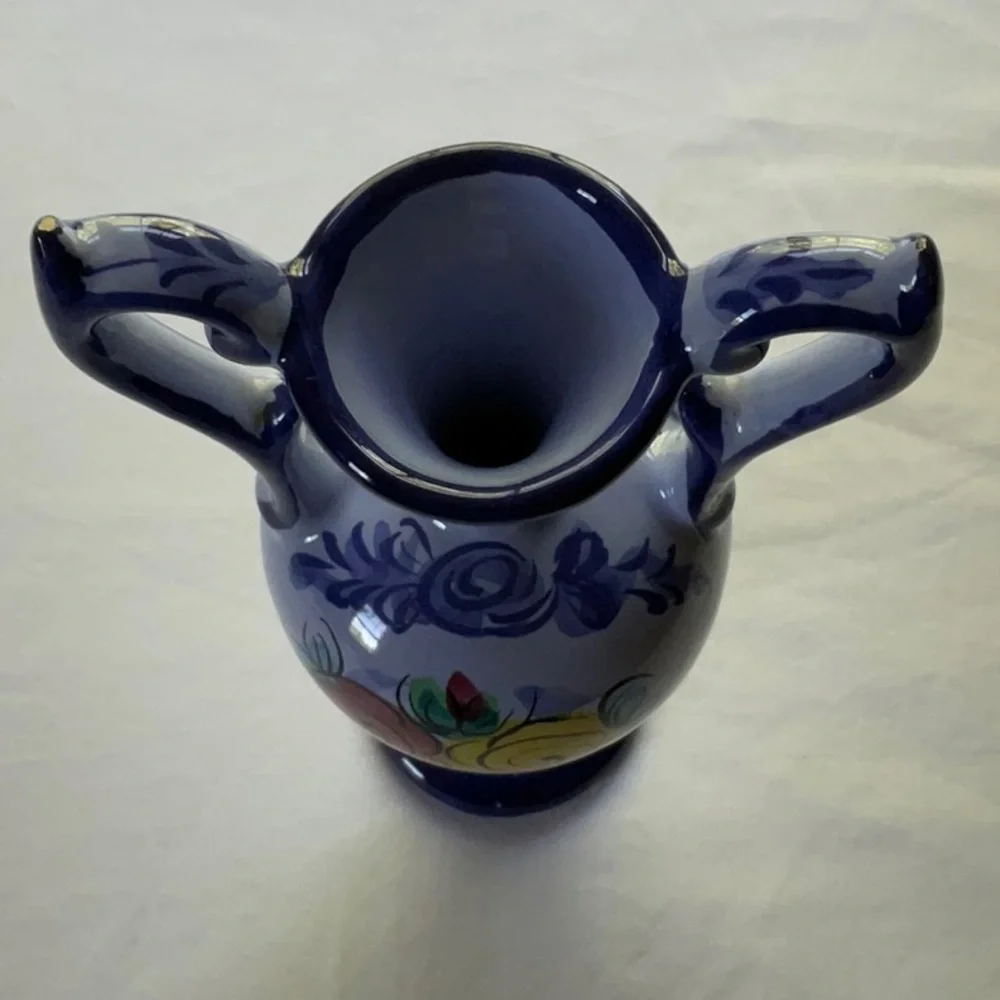 Vintage Hand Painted Vestal Portuguese Bud Vase - Picture 4 of 16
